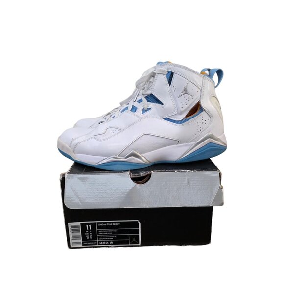 Nike Air Jordan True Flight Sneakers 342964-171 White Taxi University Blue 11